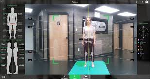 3D Triplanar Markerless Motion Screening — full-body AI movement analysis interface